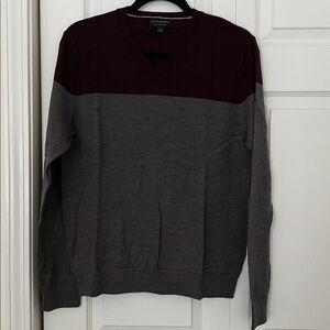 Burgundy color block Banana Republic Men’s Sweater
